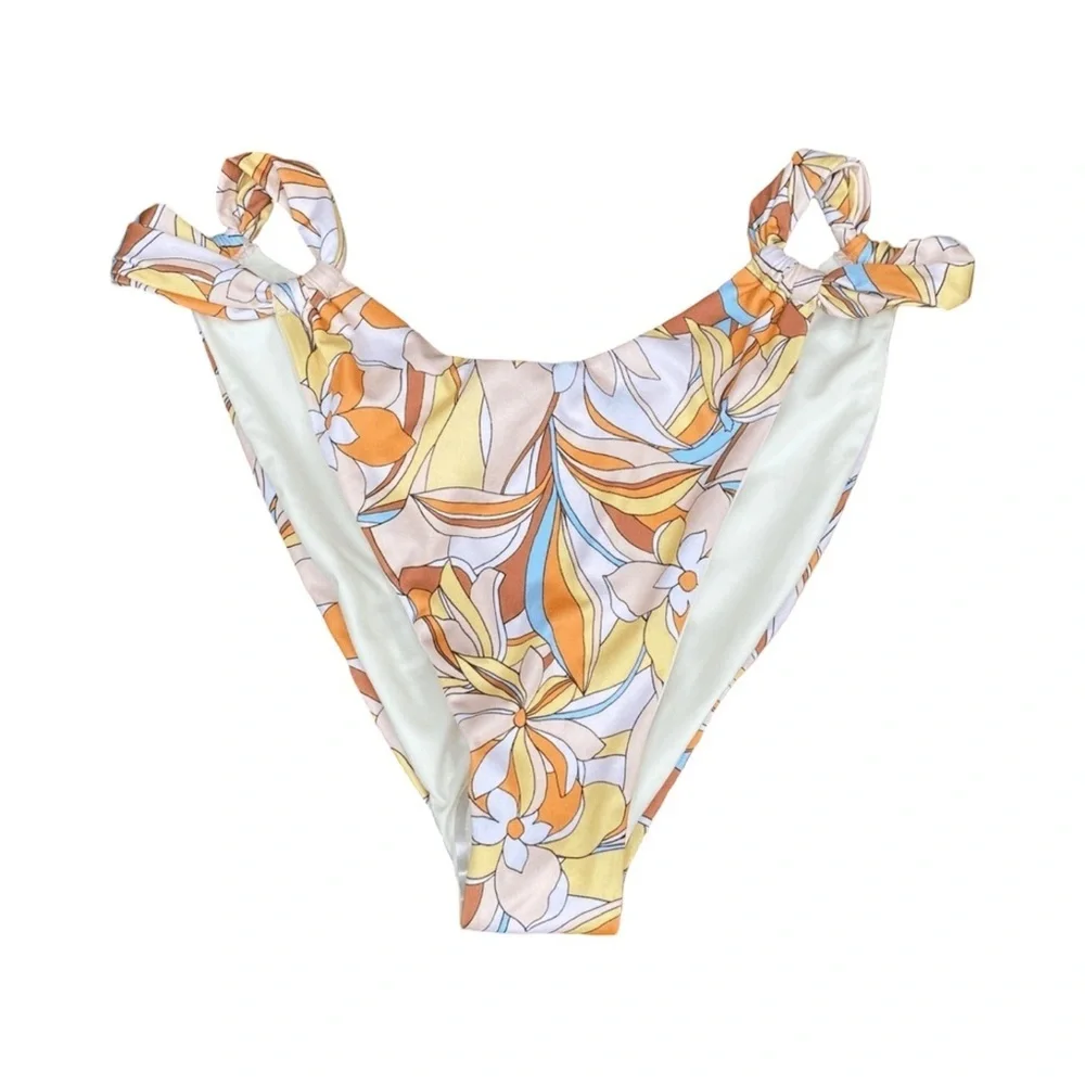 L*Space Jagger Soulshine Floral Bitsy Bikini Swim Bottom NWT Size XL